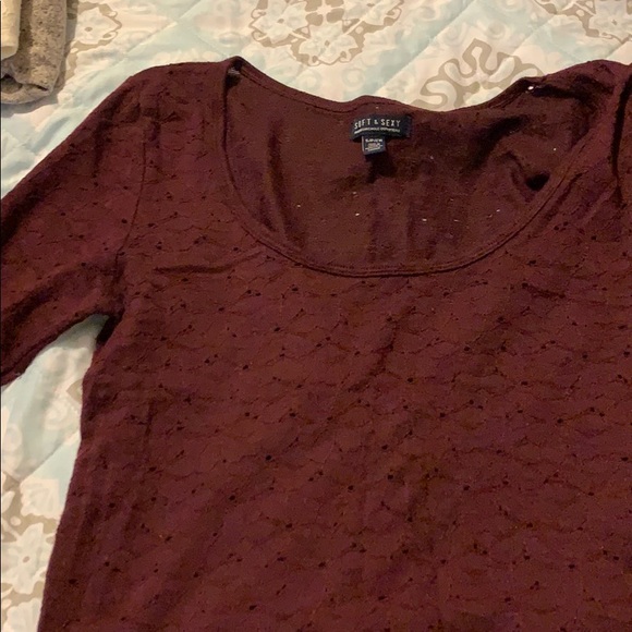 Long Sleeve Crop Shirt - Picture 3 of 3